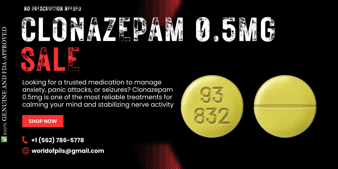 Buy Clonazepam 0.5mg Online – Fast Relief from Anxiety & Seizures 4 Clonazepam 0.5mg