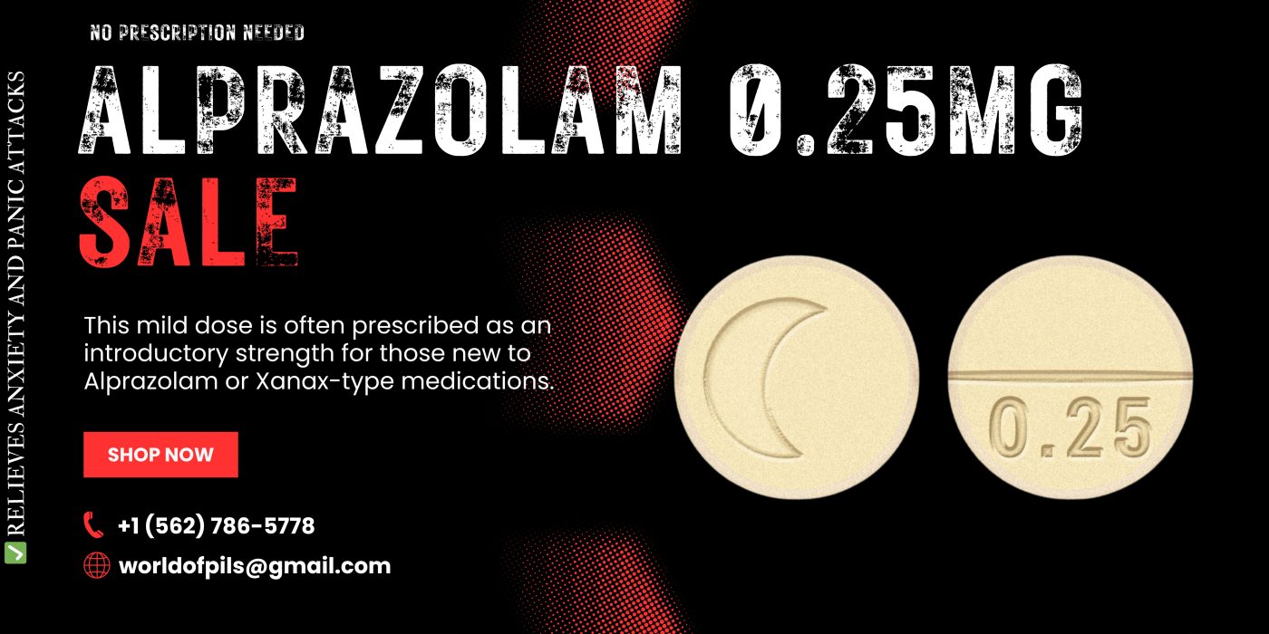 Alprazolam 0.25mg Online