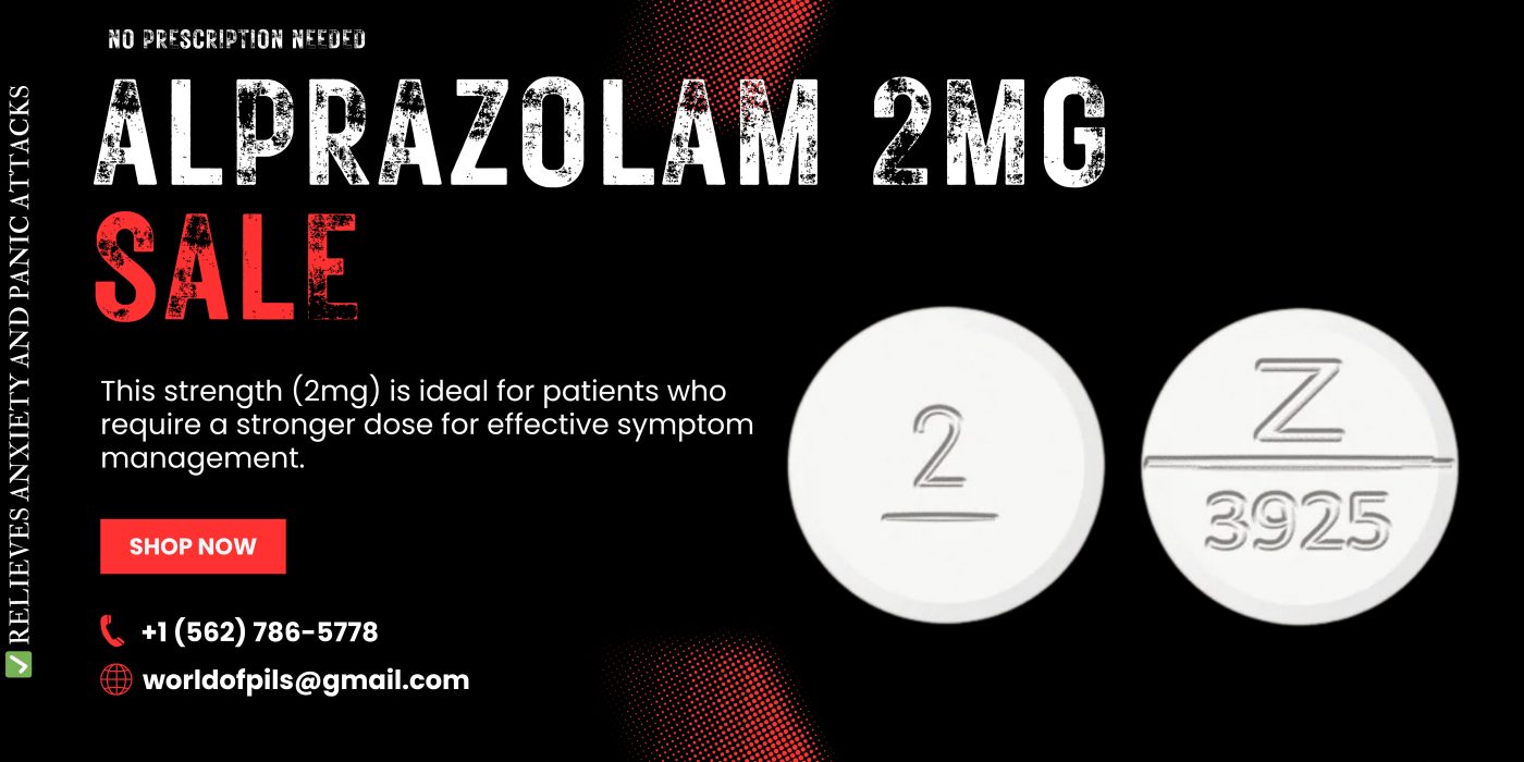 Alprazolam 2mg Online – Strong Relief for Anxiety, Panic & Insomnia 2 Alprazolam 2mg