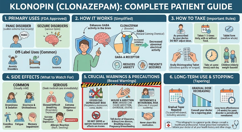 Klonopin (Clonazepam): Complete Patient Guide