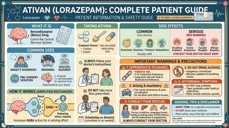 Ativan (Lorazepam): Complete Patient Guide